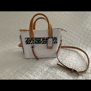 Coach Bleeker Riley Carryall in Mixed Media silver/smoke